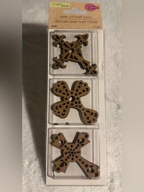 Crafter's Square 6PC Laser Cut Kraft Icons
